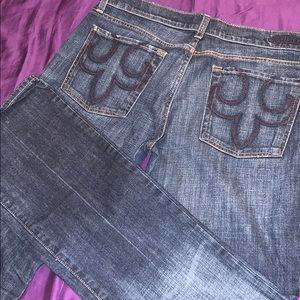 Express logo jeans
